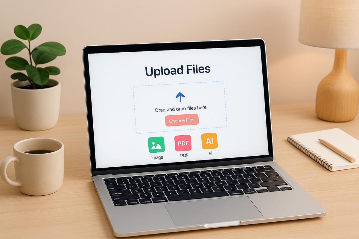 How to upload files and add files to Loveable