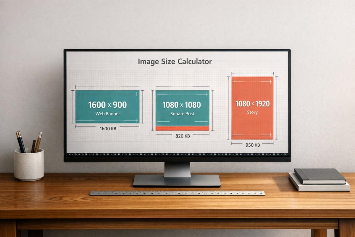 Image Size Calculator